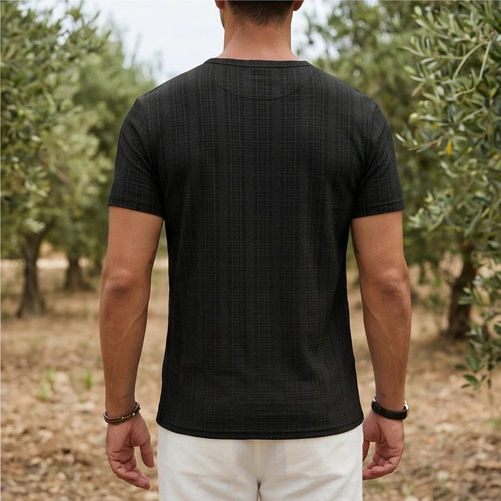 Soren Cotton V-Neck Pocket Tee