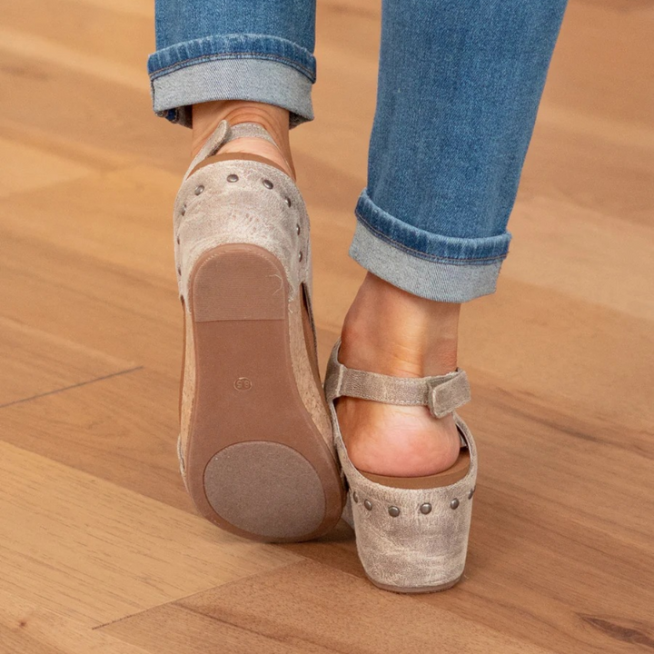 Linda™ Suede Wedge Sandals