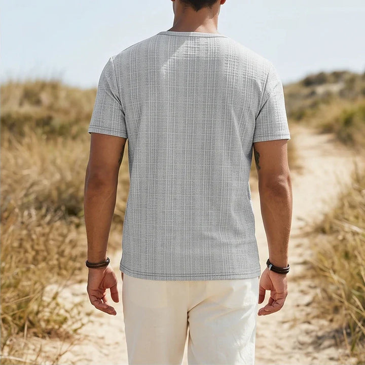 Soren Cotton V-Neck Pocket Tee