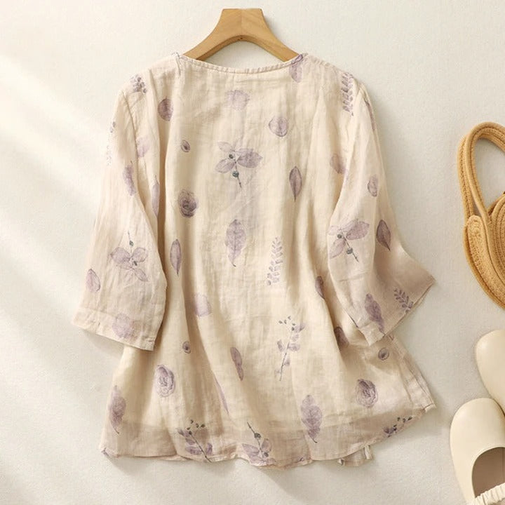 Noy™ | Easygoing Floral Blouse