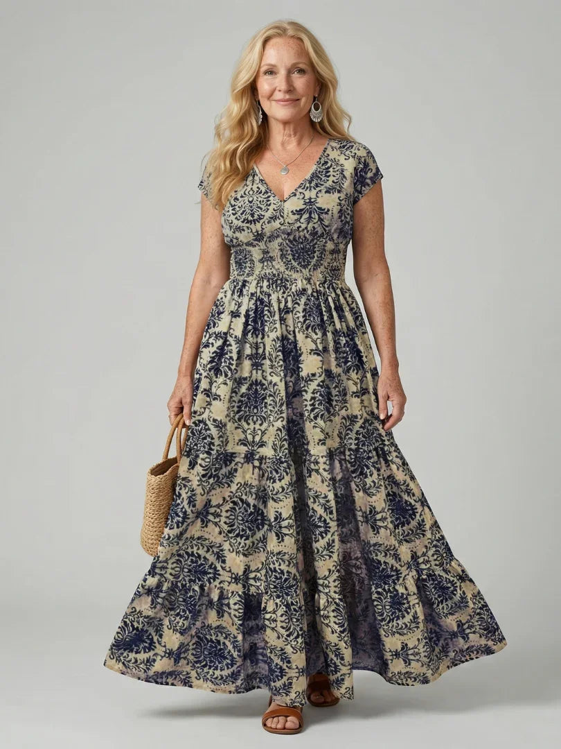 Melior | Printed Flow Maxi Dress