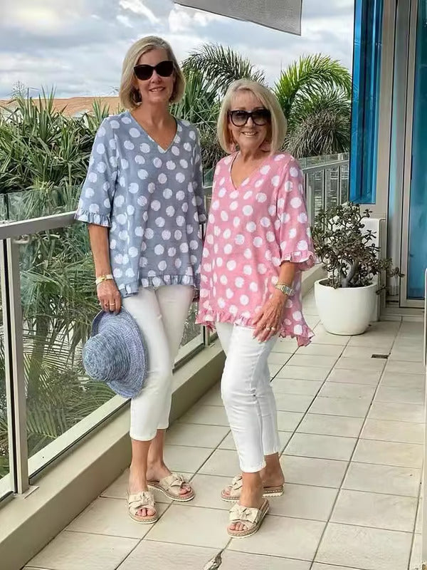 Beth™ | Chic V-Neck Blouse