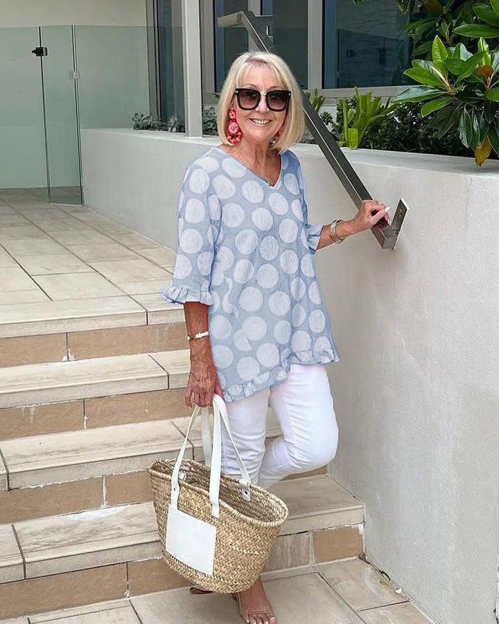 Beth™ | Chic V-Neck Blouse