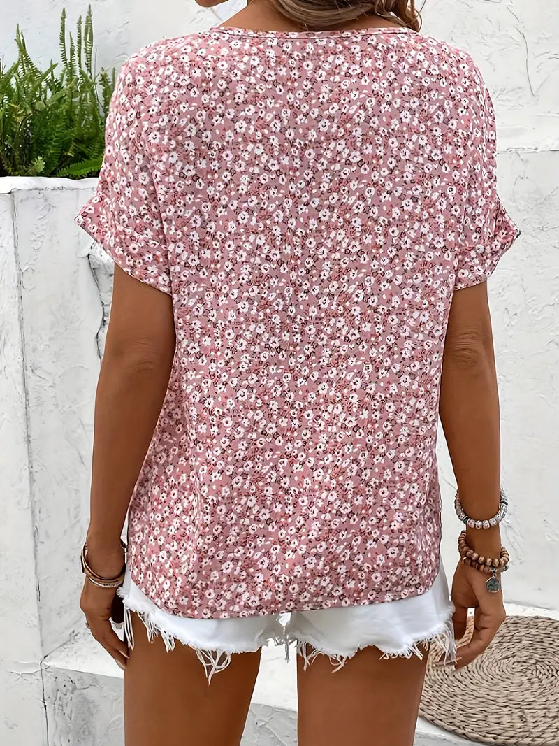 Verna™ | Elegant Floral Pattern Blouse