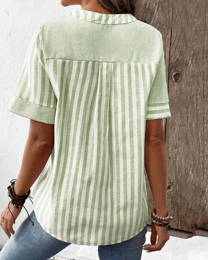 Monroe™ | Cozy Striped Top