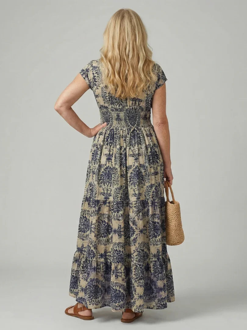 Melior | Printed Flow Maxi Dress