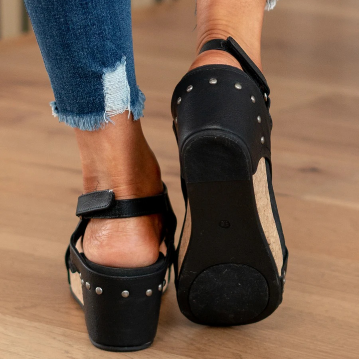 Linda™ Suede Wedge Sandals