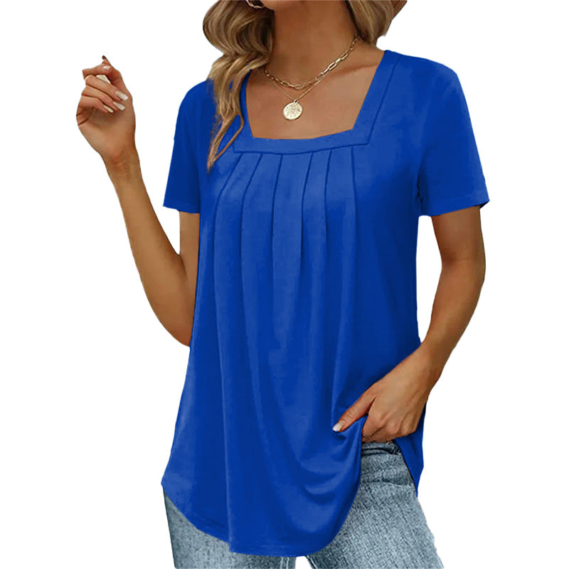 Brenda™ | Chic Pleated Blouse
