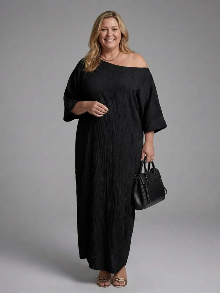 Blythe | One Shoulder Draped Maxi Dress