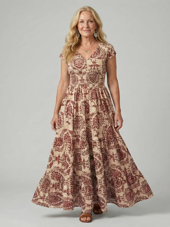 Melior | Printed Flow Maxi Dress