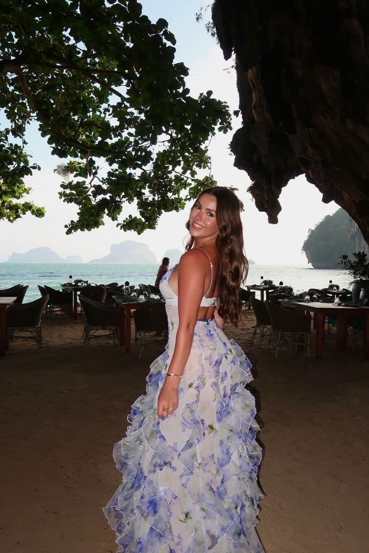 Eloise | Women's Floral Lace Maxi Dress for Garden Weddings