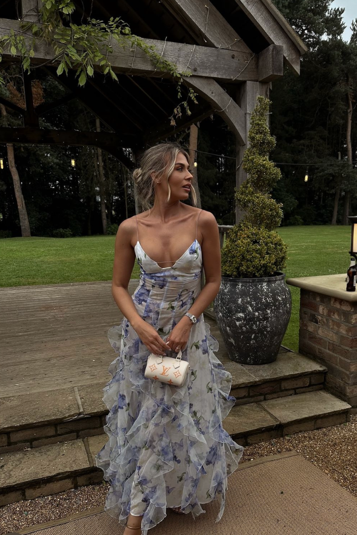 Eloise | Women's Floral Lace Maxi Dress for Garden Weddings