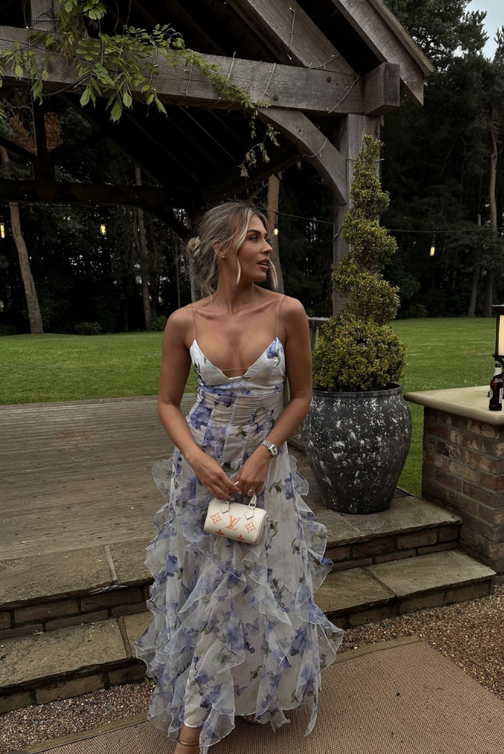 Eloise | Women's Floral Lace Maxi Dress for Garden Weddings