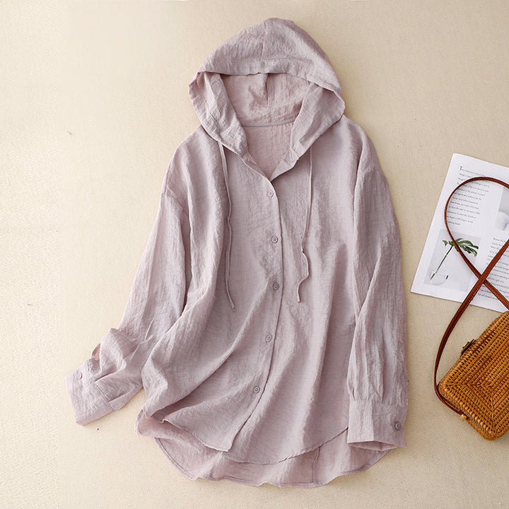 Victoria™ | Button-Down Lightweight Hoodie