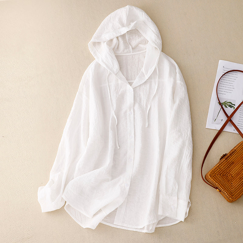 Victoria™ | Button-Down Lightweight Hoodie