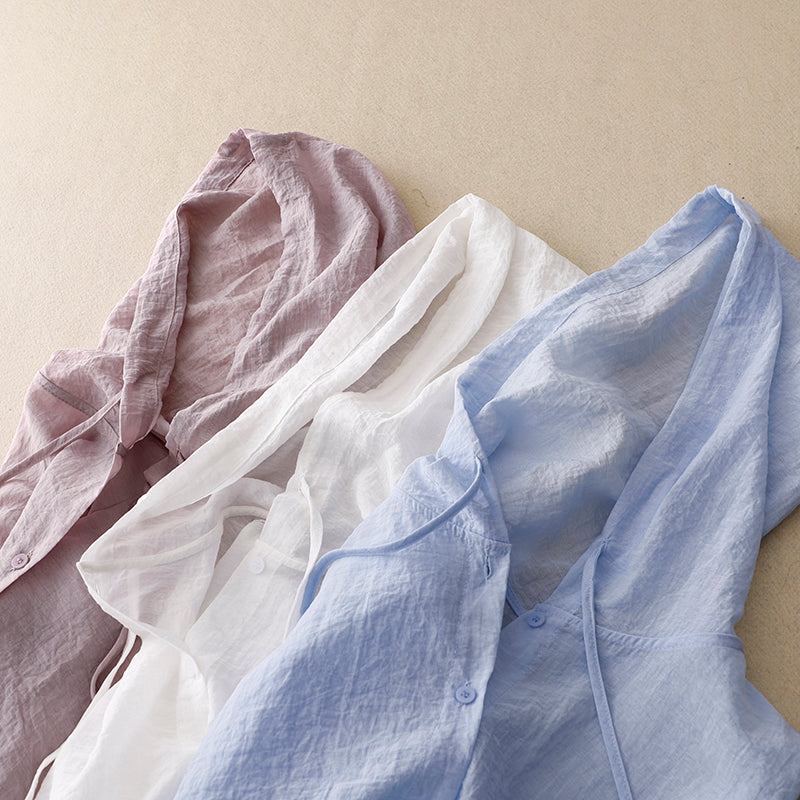 Victoria™ | Button-Down Lightweight Hoodie