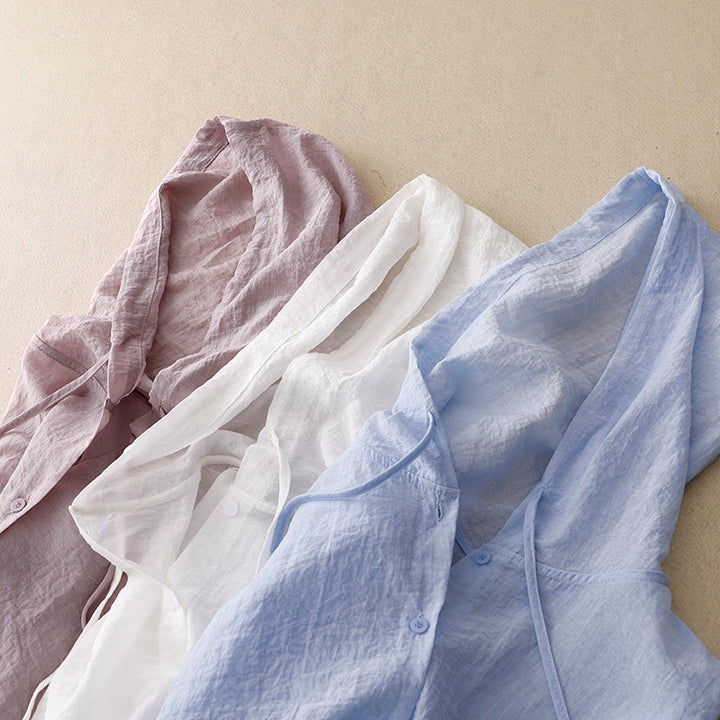 Victoria™ | Button-Down Lightweight Hoodie