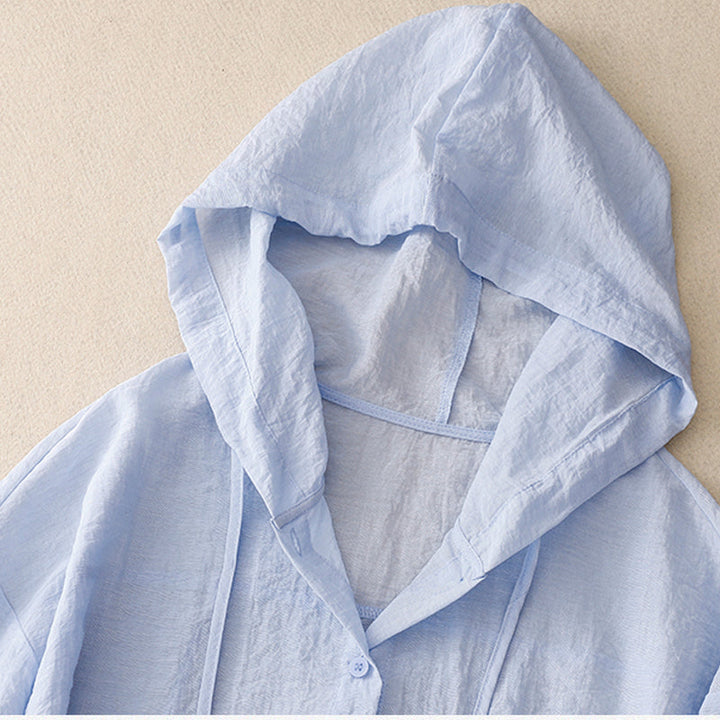 Victoria™ | Button-Down Lightweight Hoodie