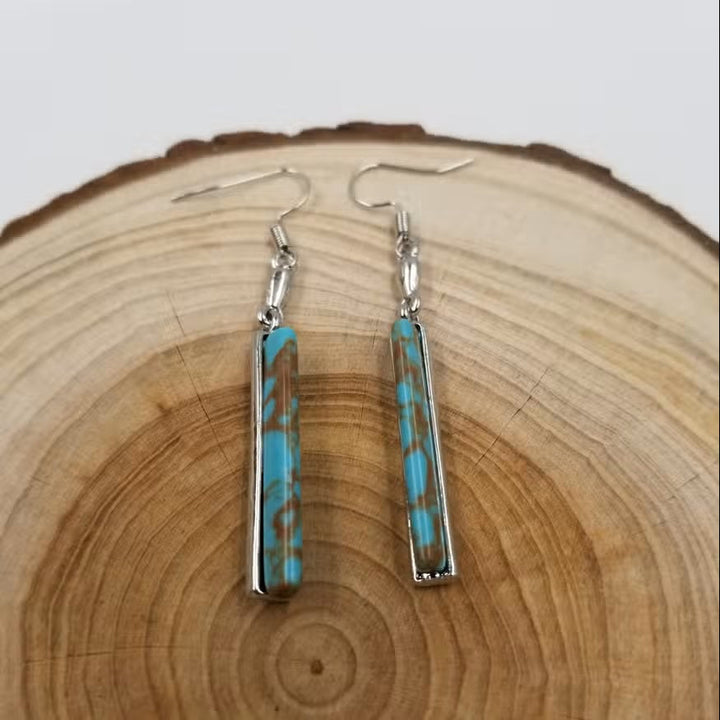 Azura™ | Retro Turquoise Earrings