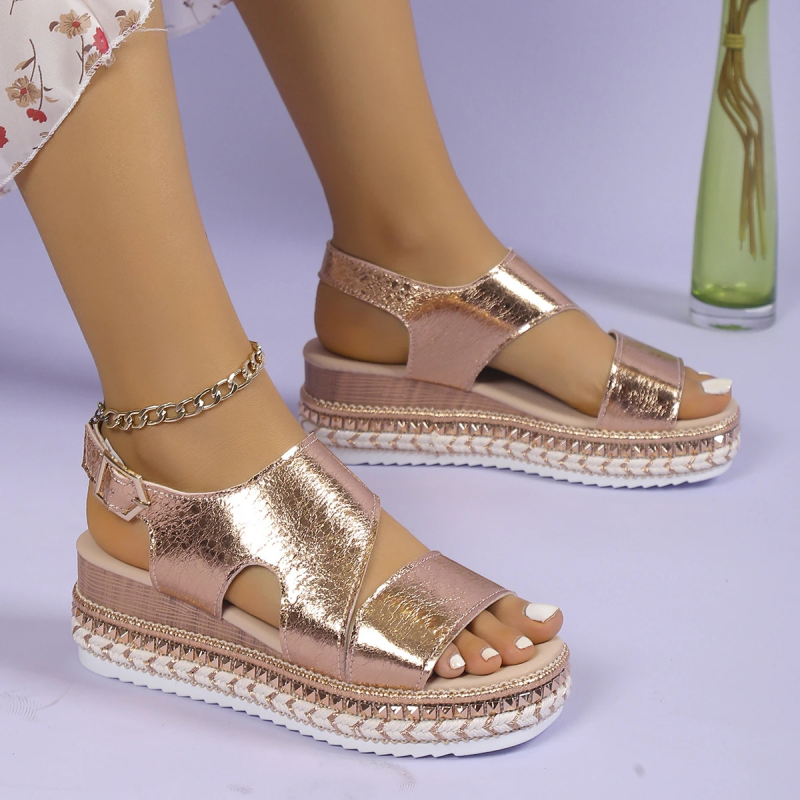 Karen™ | Chic Glam Platform Sandals