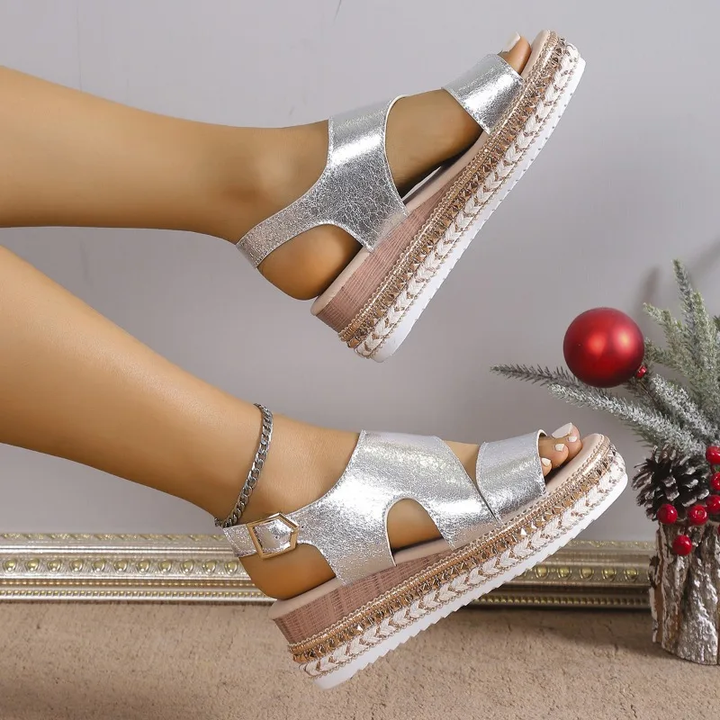 Karen™ | Chic Glam Platform Sandals