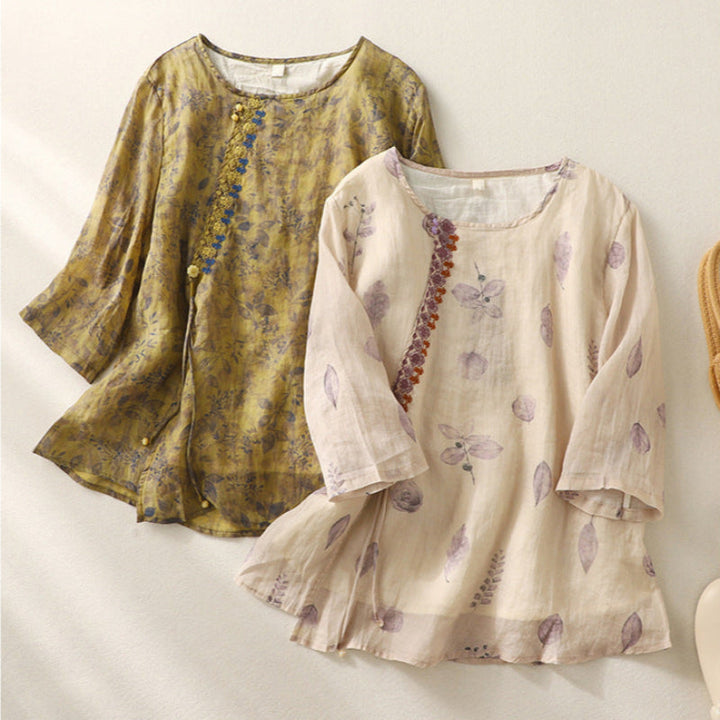 Noy™ | Easygoing Floral Blouse