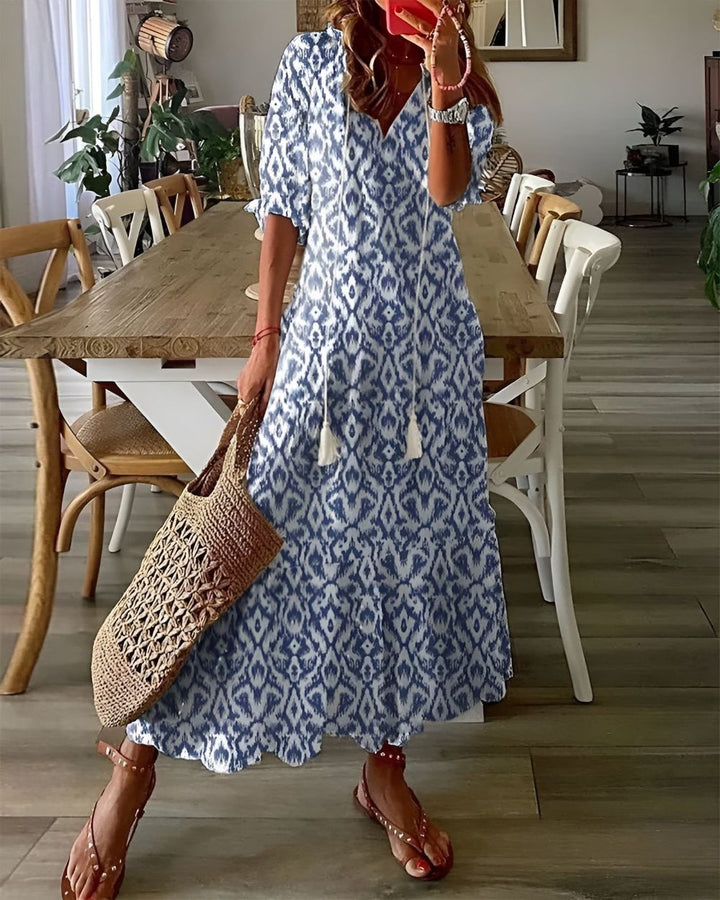 Celina™ | Bohemian Enchantment Wrap Dress