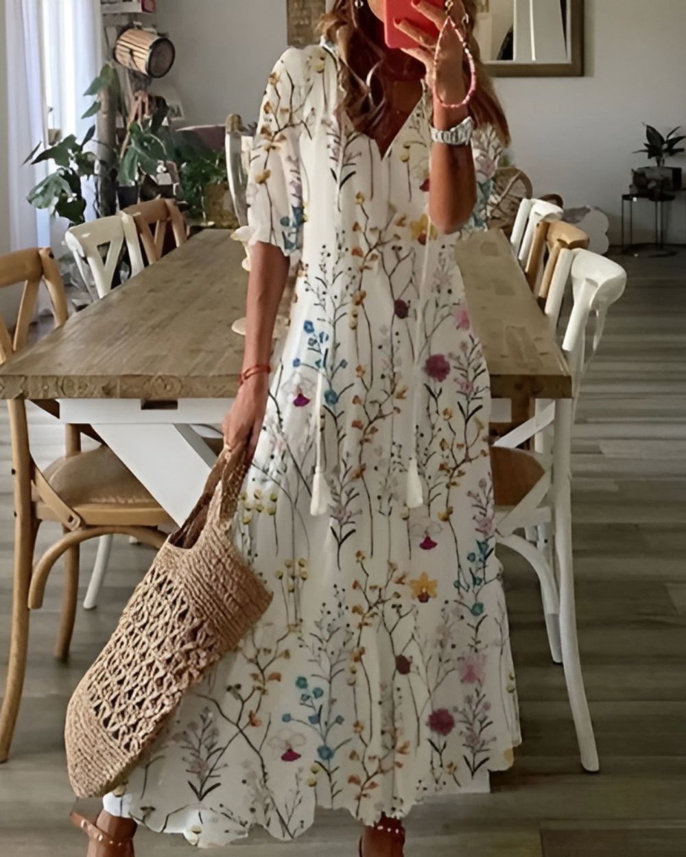 Celina™ | Bohemian Enchantment Wrap Dress