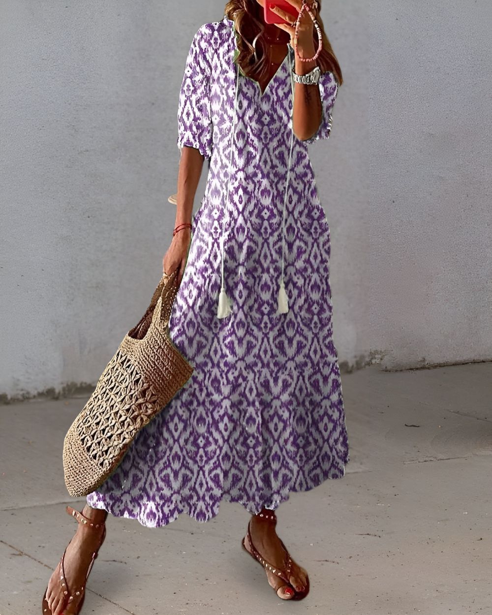 Celina™ | Bohemian Enchantment Wrap Dress