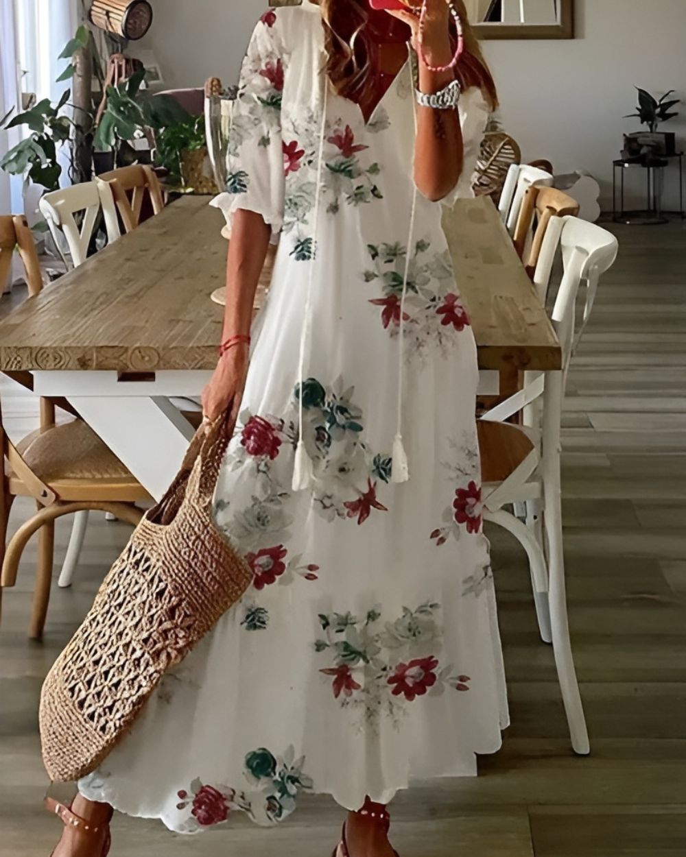 Celina™ | Bohemian Enchantment Wrap Dress