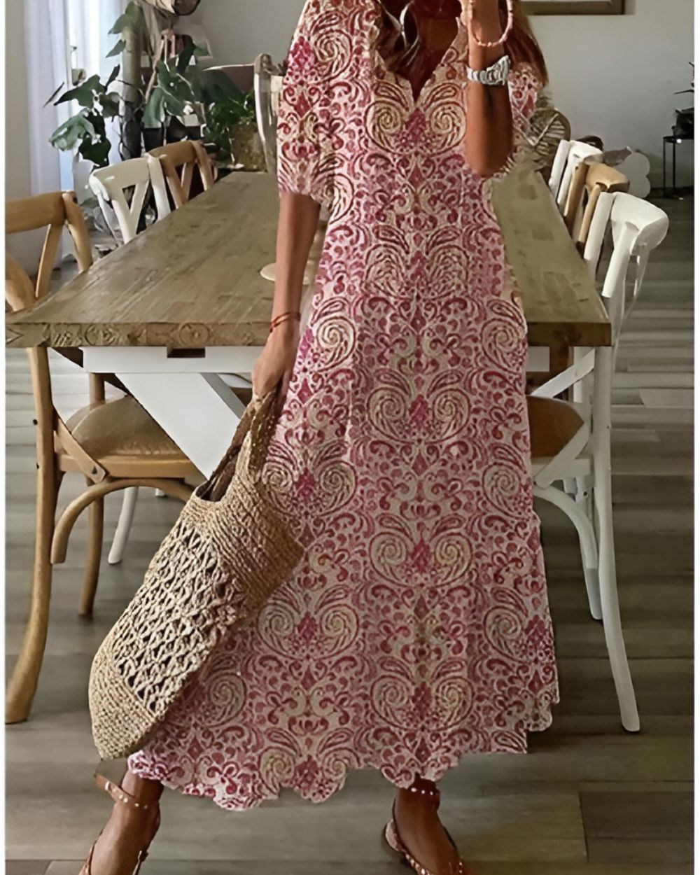 Celina™ | Bohemian Enchantment Wrap Dress