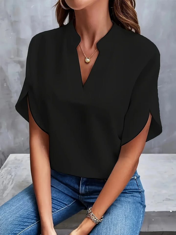 Thalia™ | Elegant Tailored Blouse
