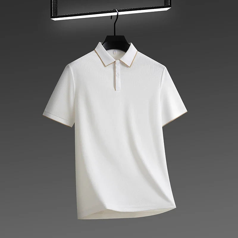 Derek Casual Knit Polo Shirt