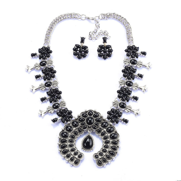 Zahara™ Southwest Turquoise Floral Necklace Set