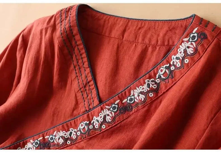 Lotus™ | Easygoing Patterned Breeze Blouse