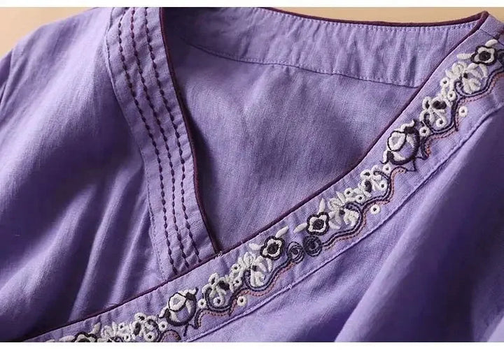 Lotus™ | Easygoing Patterned Breeze Blouse