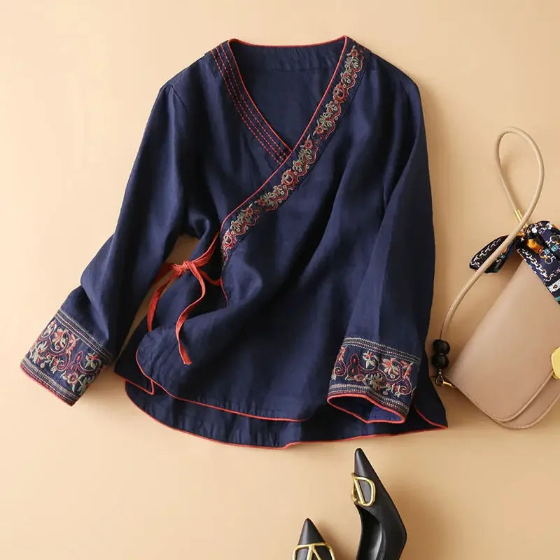 Lotus™ | Easygoing Patterned Breeze Blouse