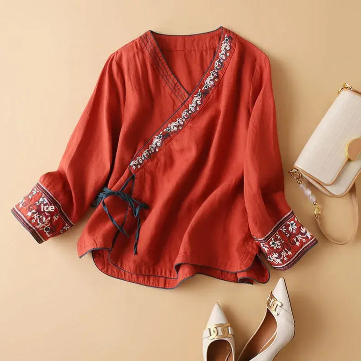 Lotus™ | Easygoing Patterned Breeze Blouse