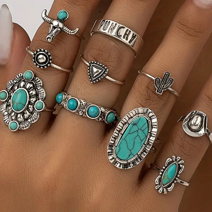 Dakota™ 10-Piece Western-Inspired Ring Collection