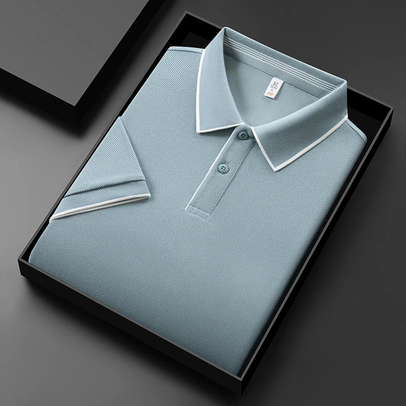Derek Casual Knit Polo Shirt