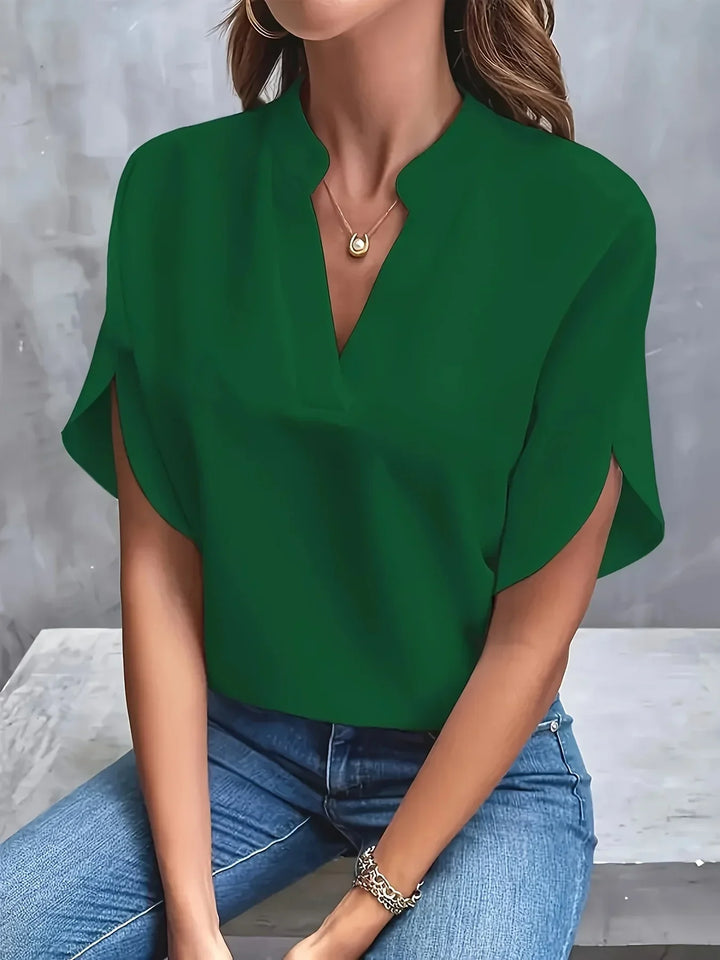 Thalia™ | Elegant Tailored Blouse