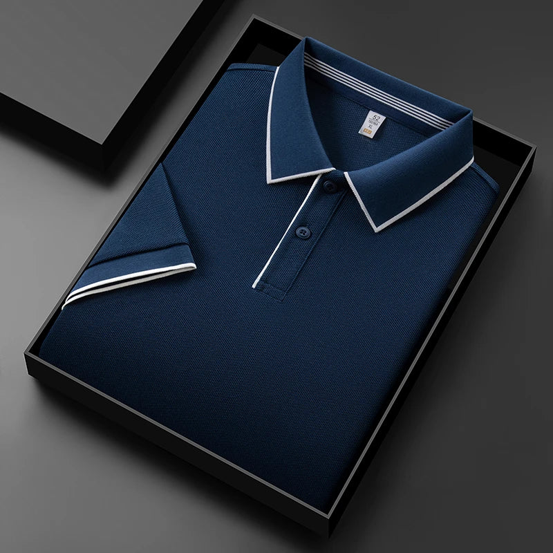 Derek Casual Knit Polo Shirt
