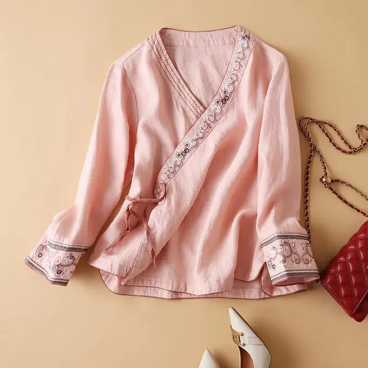 Lotus™ | Easygoing Patterned Breeze Blouse