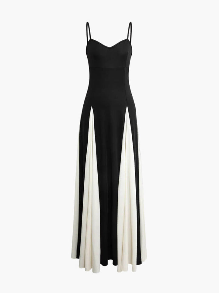 Paloma™ | Chic Black and White Maxi Dress