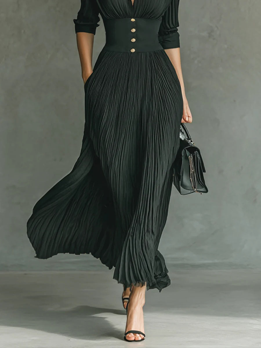 Erica™ | Stylish Tailored Waist Dress