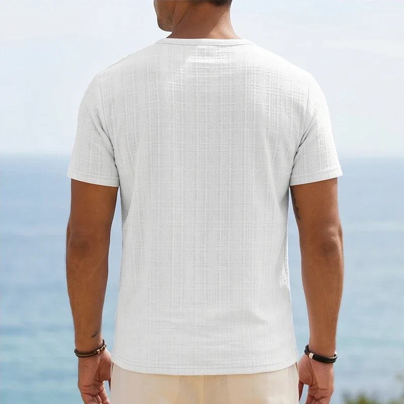 Soren Cotton V-Neck Pocket Tee