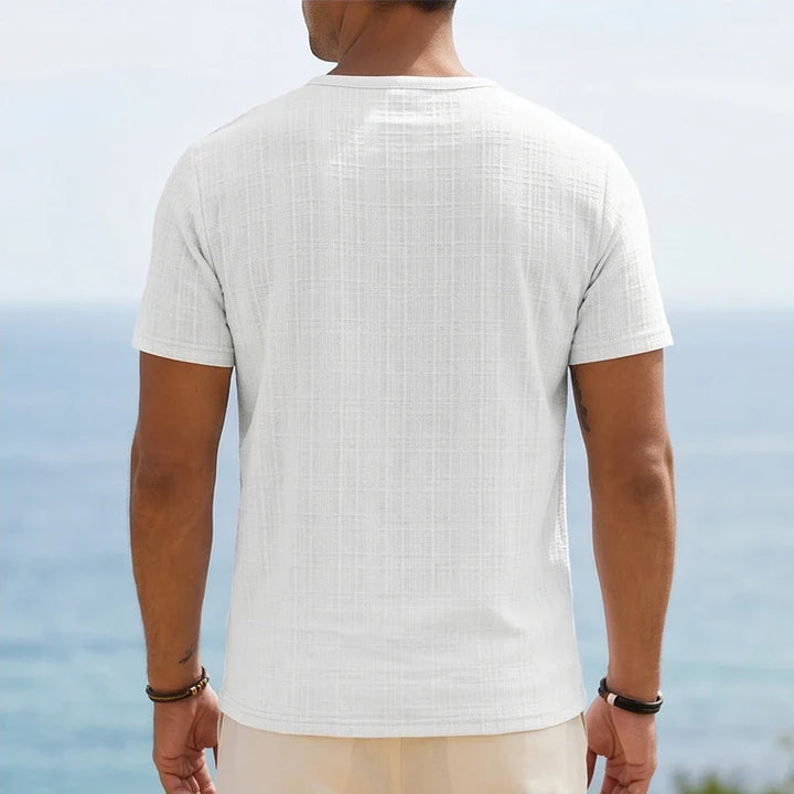 Soren Cotton V-Neck Pocket Tee