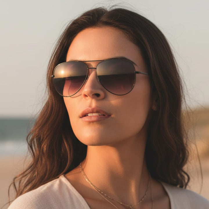 Designer Aviator Sunglasses