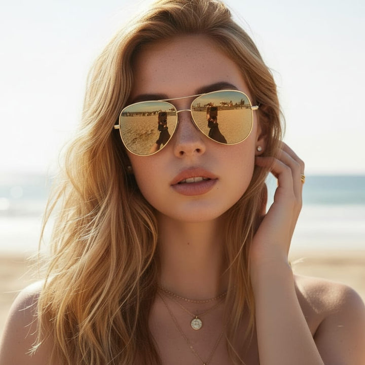 Designer Aviator Sunglasses