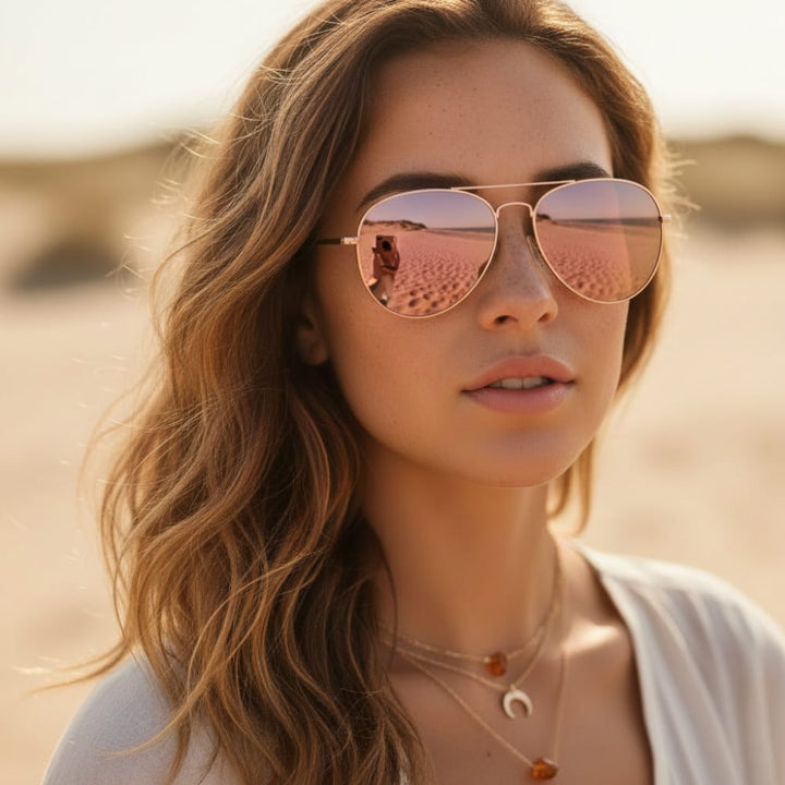 Designer Aviator Sunglasses